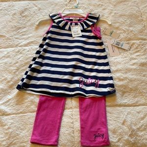 Girls two piece juicy couture set